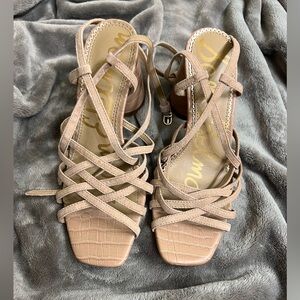 NWOT Sam Edelman sandals size 6.5 with a 3 inch heel